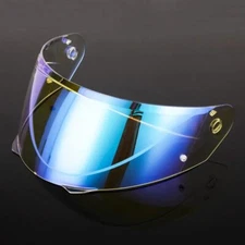 HJ-33 Shield Revo Blue Replacement Visor for i90 Motorcycle Helmets Blue Mirror