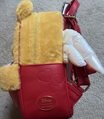 NWT! Disney Her Universe Disney Winnie The Pooh Cupid Mini Backpack Her Universe Disney Winnie The Pooh Cupid Cozy Mini Backpack  main image 3