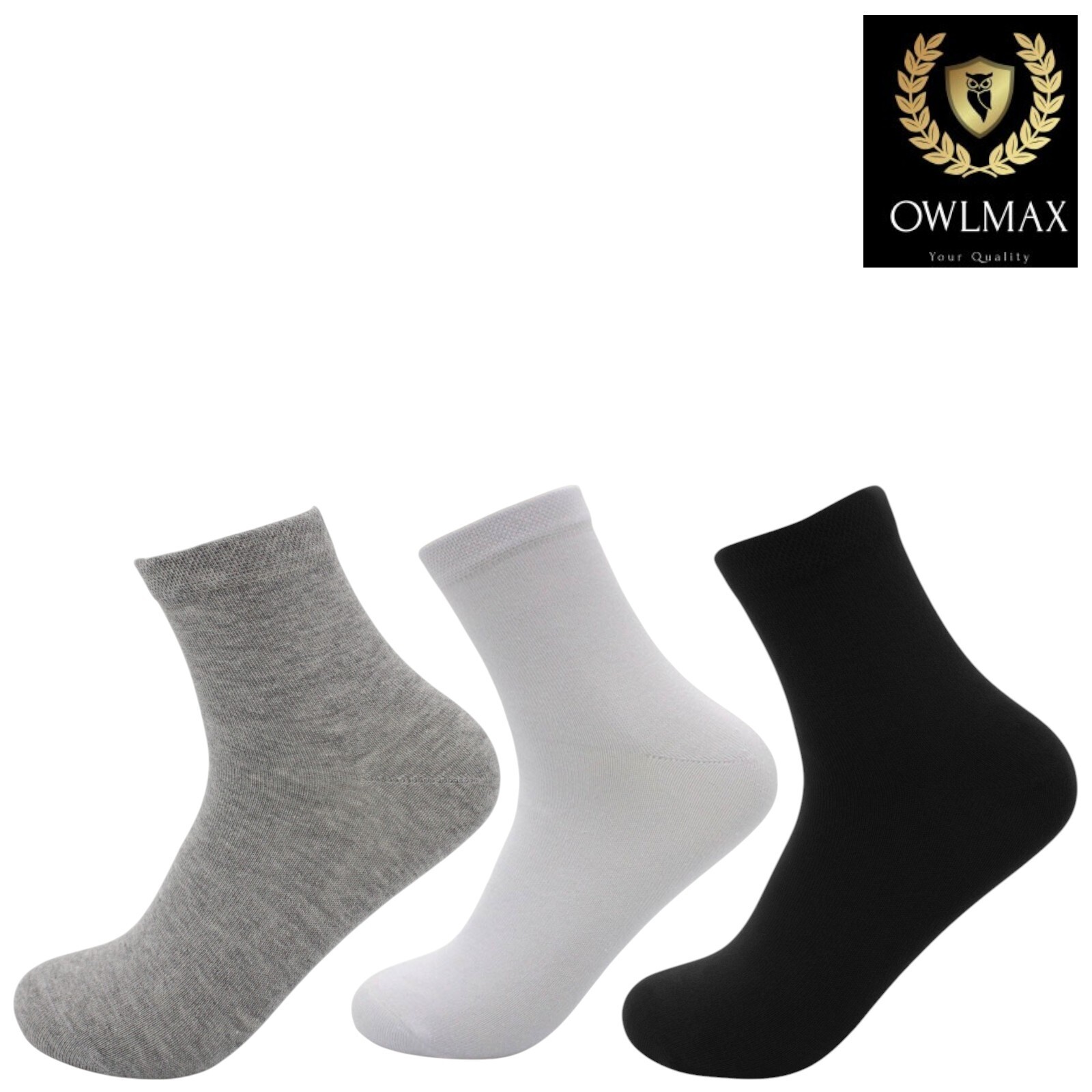 10-50 Paar Quarter Lange Sneaker Socken Herren Damen Baumwolle Schwarz Weiß Grau Ansicht 2