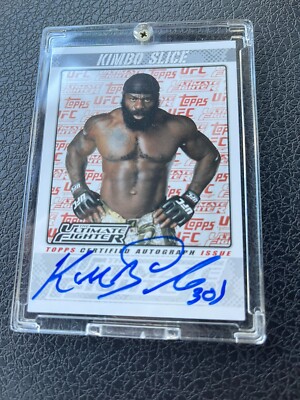UFC キンボ・スライス Slice The Ultimate Fighter 2009 UFC TOPPS ULTIMATE FIGHTER KIMBO SLICE AUTO | eBay