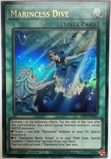 YuGiOh! Ultra Rare Marincess Dive 1st Edition NM LED9-EN035 Combined Shipping