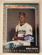 2001 Donruss Rated Rookie Stat Line Career /333 Pablo Ozuna #183 Baseball Card