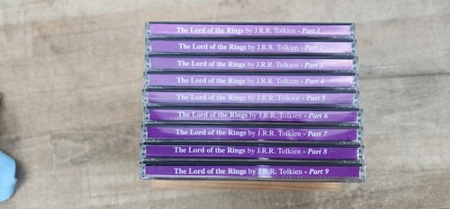 The Lord of the Rings on Nine Compact Discs Audiobook 9 CDs Audio Set Wooden Box - Imagen 2 de 11