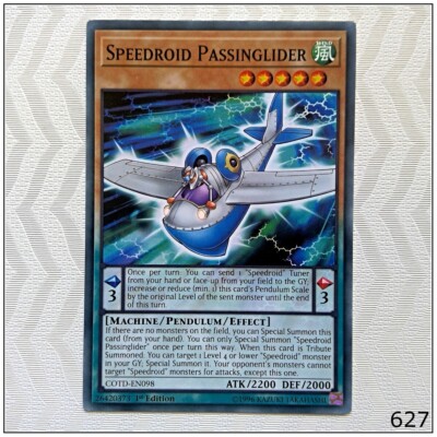 Speedroid Passinglider - COTD-EN098 - Common 1st Edition Yugioh