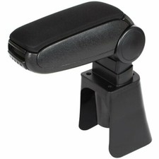 Für Nissan Micra 4 IV K13 2010- Mittelarmlehne Armlehne KLAPPBAR Textil Schwarz