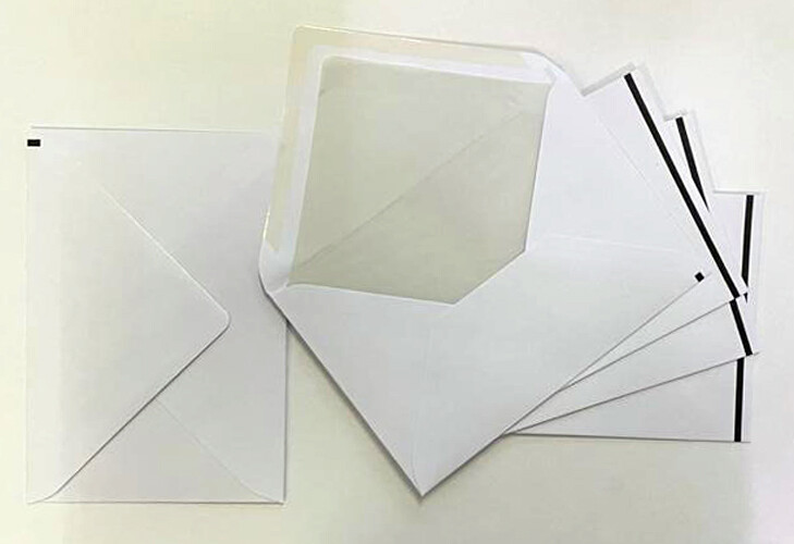 Briefumschläge Trauerbriefumschläge Trauer Trauerpost B6 Umschläge Kuvert