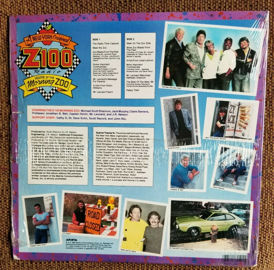 Z100 Morning Zoo Volume 2, Greatest Hits LP Record; 14 Z100 Morning Zoo Volume 2, Greatest Hits LP Record; 14