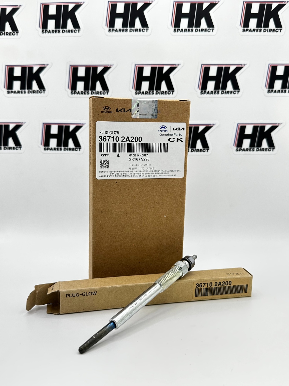 Genuine Glow Plugs Hyundai Kia I10 I20 I30 Ceed Picanto Reo Soul D4FA 36710-2f101-plug-glow-hyundai-yoshiparts