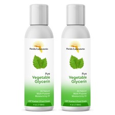 2 Bottles 4 oz of Vegetable Glycerin USP VG Kosher 99.9 Pure Food Grade
