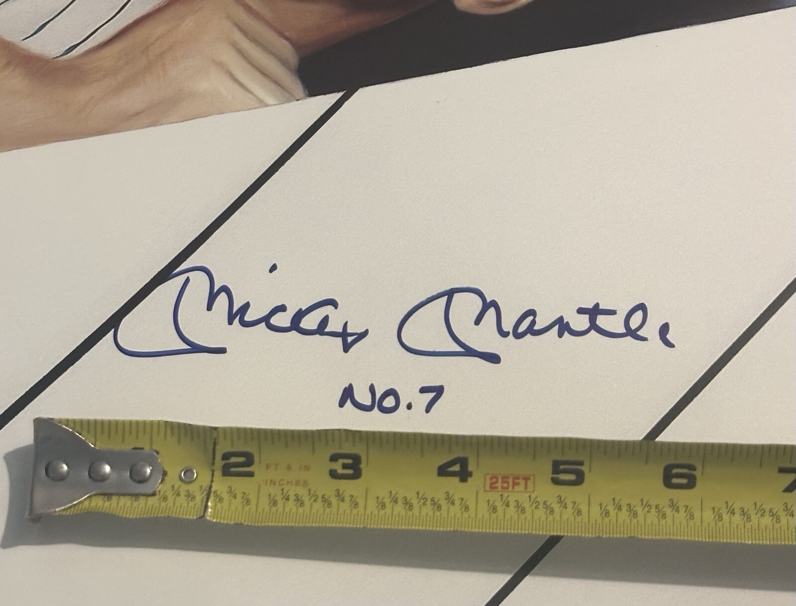 HUGE Mickey Mantle Signed 28x36 Photo Poster PSA LOA Yankees HOF OVERSIZED! - image 2