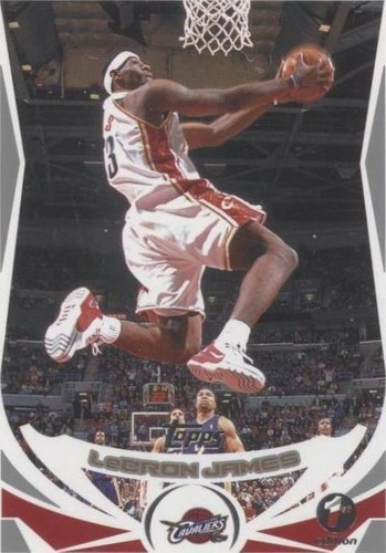 2004-05 LEBRON JAMES TOPPS CHROME XFRACTOR 11/110 PSA 9 POP13 'NO