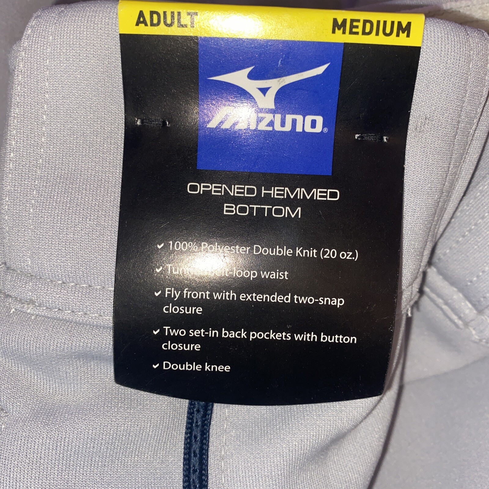 Mizuno Premier Pro Piped Baseball Softball Pant G2 Adult Men Medium Gray/Navy eBay