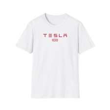 Tesla Nerd T-Shirt, Model S 3 X Y Cyber Truck, Electric Car Gift Tee Fathers Day