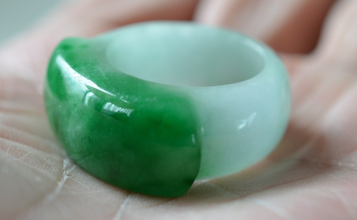 fine Antique Chinese Jade ring eBay