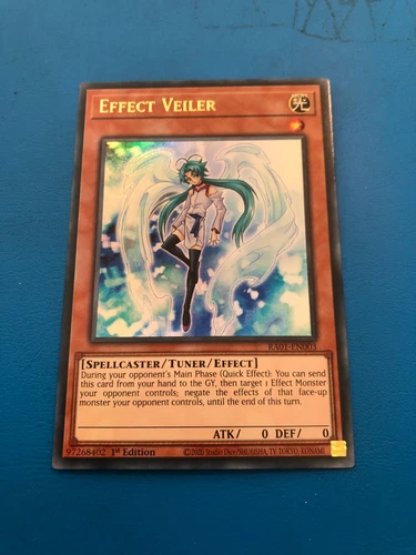 YUGIOH Ultra Rare Effect Veiler RA01-EN003 1st Edition