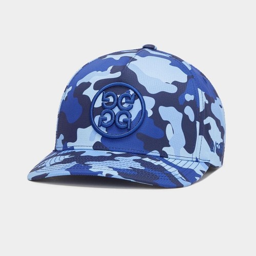 G/FORE “Camo Circle G’s” Ripstop Adj. Perf. Hat Ball Cap, NWT - Space Blue, $45 - Picture 3 of 14