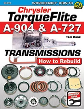 A727 A904 TORQUEFLITE TRANSMISSION SHOP MANUAL REBUILD REPAIR BOOK CHRYSLER