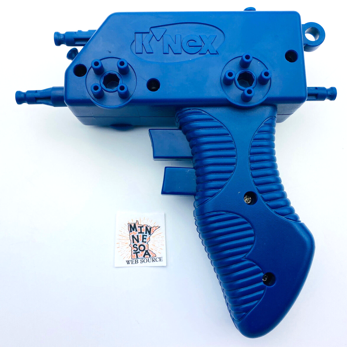 Knex K-Force Blaster Gun Grip Handle Dark Blue Sound Dual Trigger