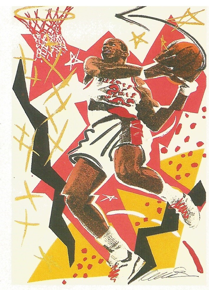 Clyde Drexler Hoops 1990/91 NBA Basketball Card #376 | eBay