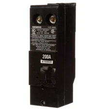 Circuit Breaker 200 Amp 2 Pole 240 Volt Disconnector Load Center Plug In Mount