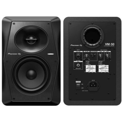 VM-50 ploneer DJ 2個セット PIONEER DJ VM-50 Black 120w 5.25” Active Studio Monitor