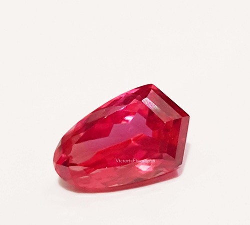 Piedra preciosa suelta rosa zafiro rojo zafiro natural certificada 10,35 quilates - Imagen 2 de 9
