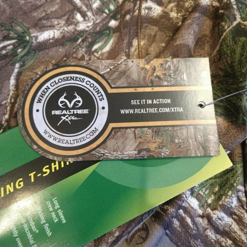 Realtree Men's Remington Camo Wicking Shirt Hunting Antimicrobial XL Extra Large - Picture 5 of 9