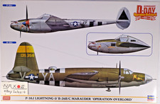 HASEGAWA 1:72 P-38J & B-26B/C *Operazione Overlord* EDT LIMITATA n.02091 - RARO