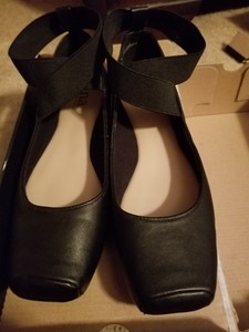ana black flats