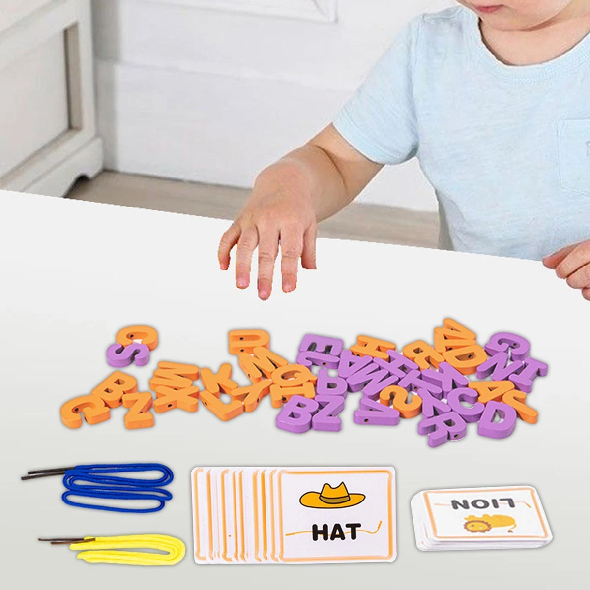 Alphabet lacing on sale beads
