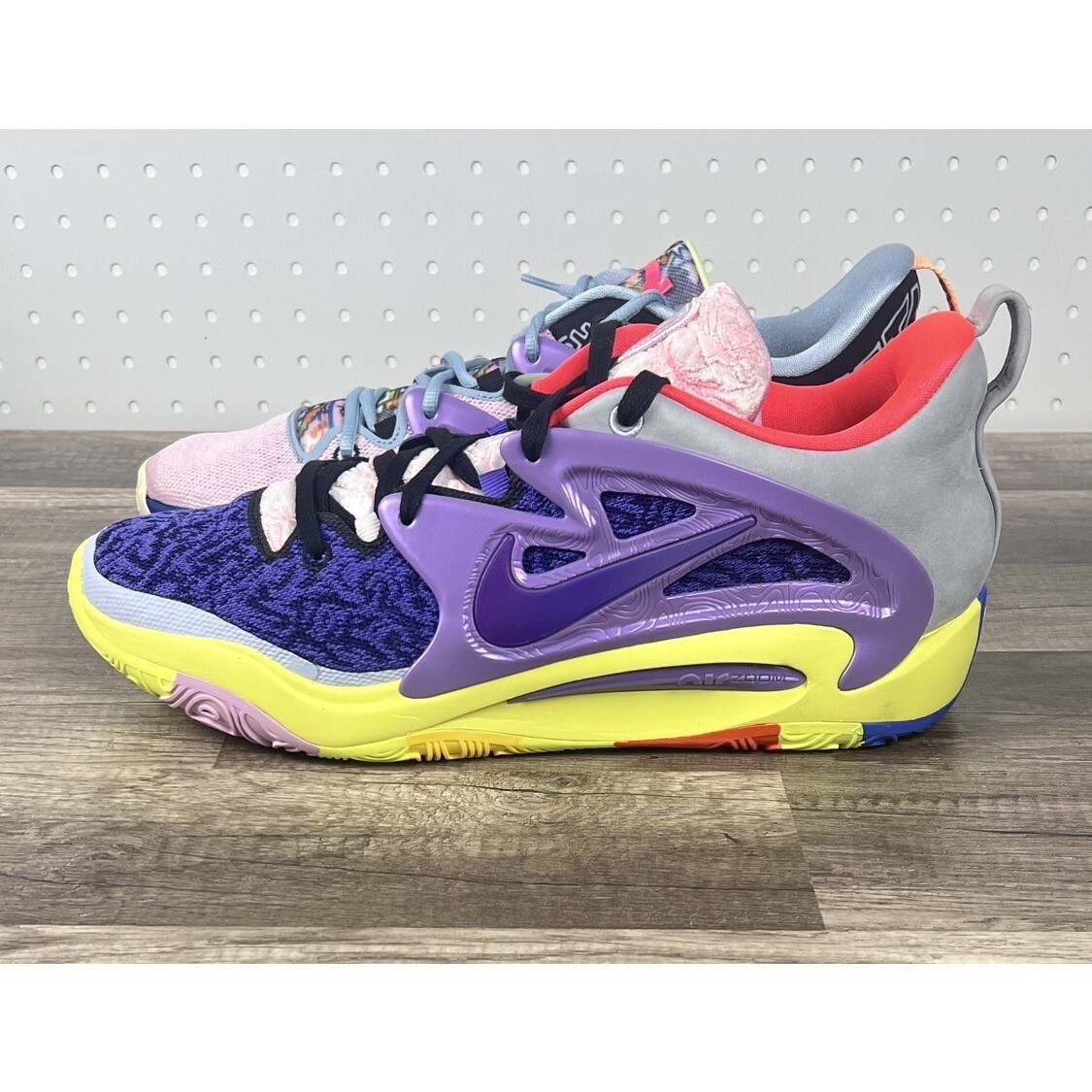 Nike KD 15 What The Action Grape Pink Basketball New FN8010-500 Men\'s Size 17 Nike KD 15 What The Action Grape Pink Basketball New FN8010  main image 3