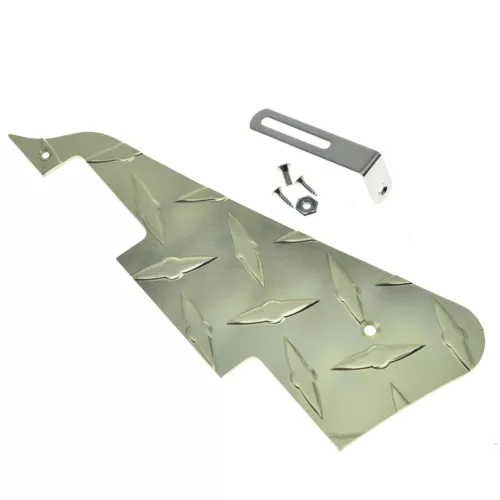 Diamond Plate LP Pickguard with Stainless Steel Bracket for USA Gibson Les Paul
