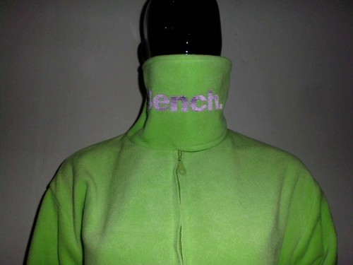 POLAR FEMME BENCH VERT FLUO TIRETTE HAUTE COL MONTANT FERME SCRATCH T:42 - Imagen 2 de 3