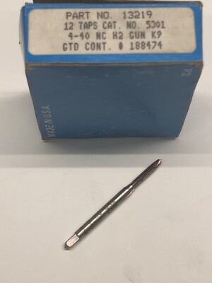 IRWIN TAP 4-40 NC Plug - Thread Repair Plug Tool - View #7