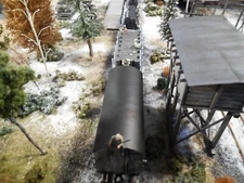 HO Roco Minitank 9th Panzer Army Freight Train A1937 Custom Painted 7 Cars