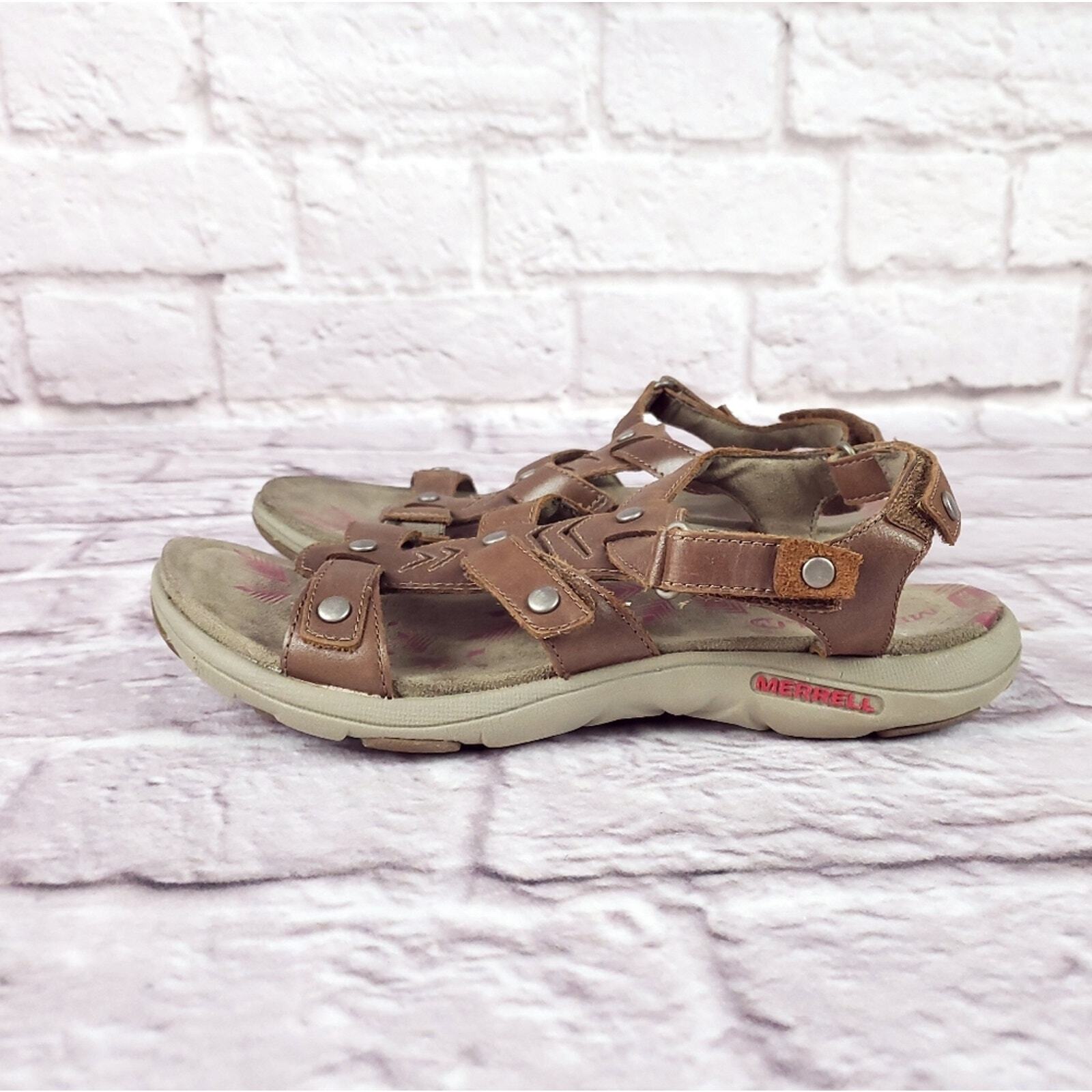 Merrell sandali donna marrone taglia 7 da passeggio