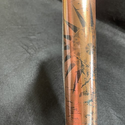vtg Copper Tall Ships & Compass Nautical Metallic Wrapping Paper NOS Mid Century - Picture 12 of 12
