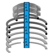 A44644 Steering Cylinder Seal Kit Fits Case 480 480B 480C 580B 580C