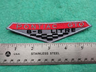 Pontiac GTO 6- 5 Litre Parts Service Dealer Uniform Patch