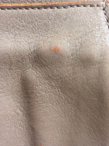 IL BISONTE Shoulder Bag Crossbody Bag Brown Leather Flap color Brown USED - Picture 9 of 9