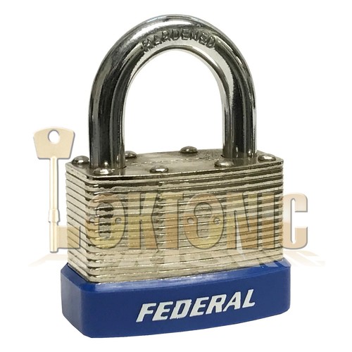Federal RL46mm Resettable Steel Laminated Combination Padlock Toolbox Cupboard - Picture 3 of 5