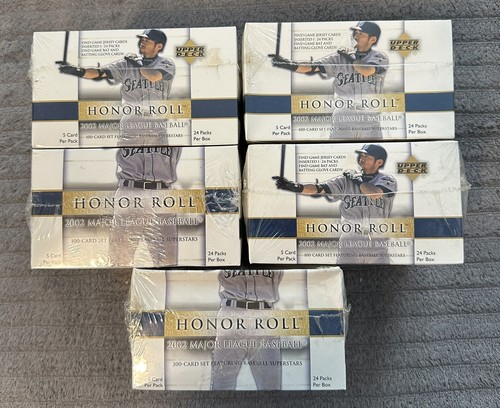 2002 UPPER DECK HONOR ROLL MLB FACTORY SEALED HOBBY BOX - Picture 2 of 3