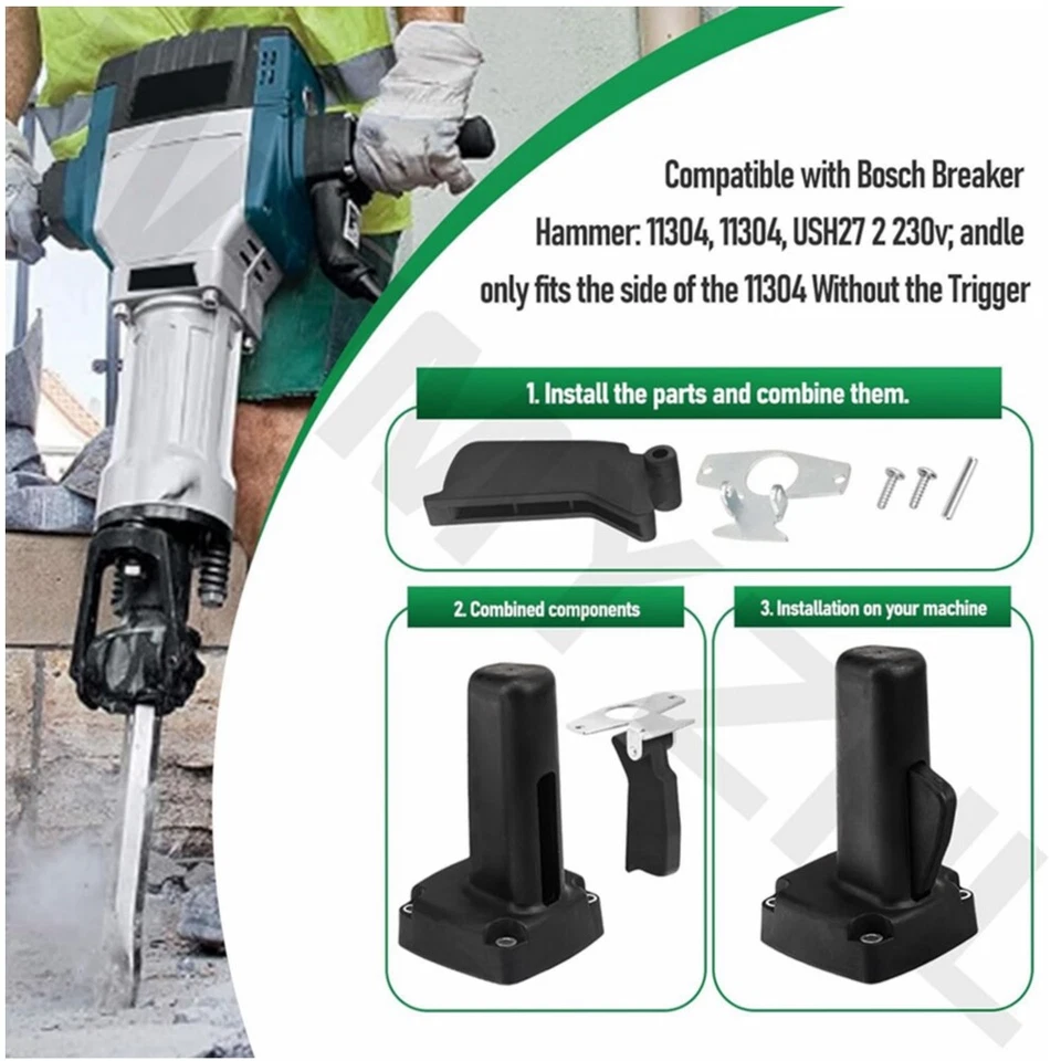 1617000A10 1615132010 1615132011 Conjunto de mango para martillo interruptor Bosch USH27 Foto 4 de 4