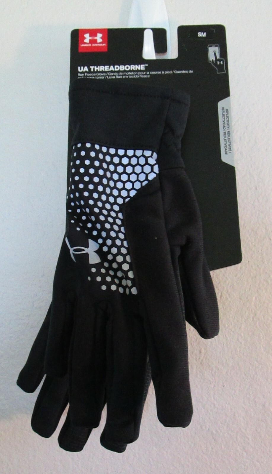 under armour men's threadborne running gloves