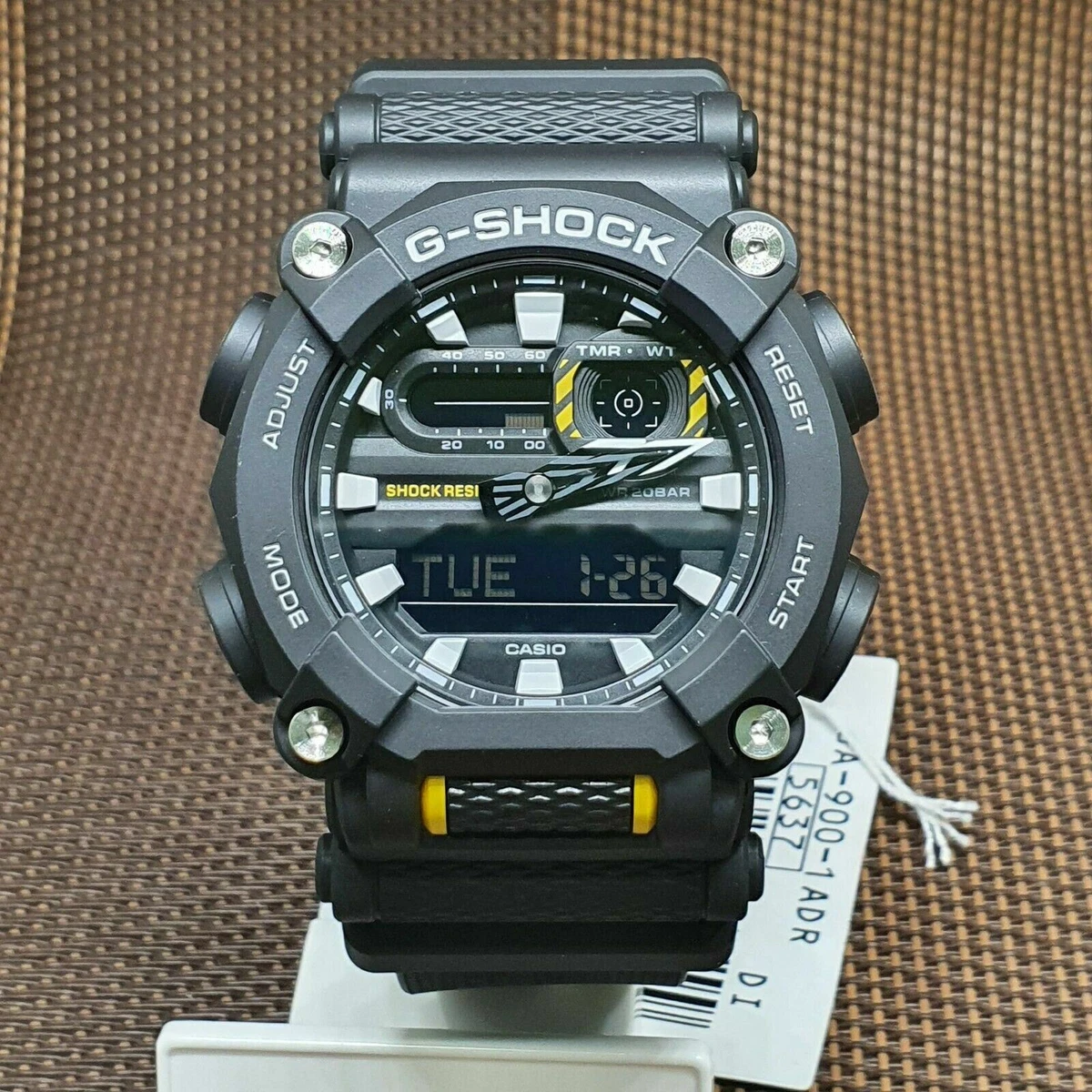 Casio G-Shock GA-900-1A Heavy-Duty Industrial Style Analog Digital