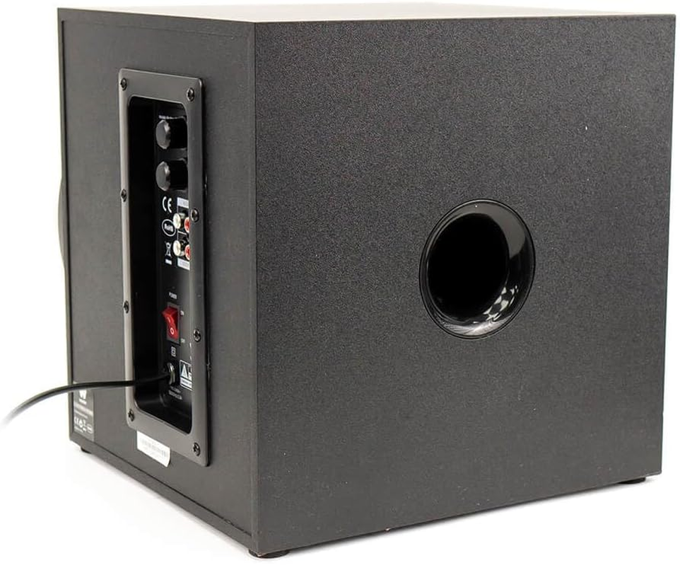 Altoparlanti Woxter Big Bass 260 - Sistema 2.1 Con Subwoofer, 150W, Legno, Nero - Foto 8