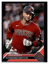 2023 Topps Now #227 Christian Walker Red Parallel Card #d /10
