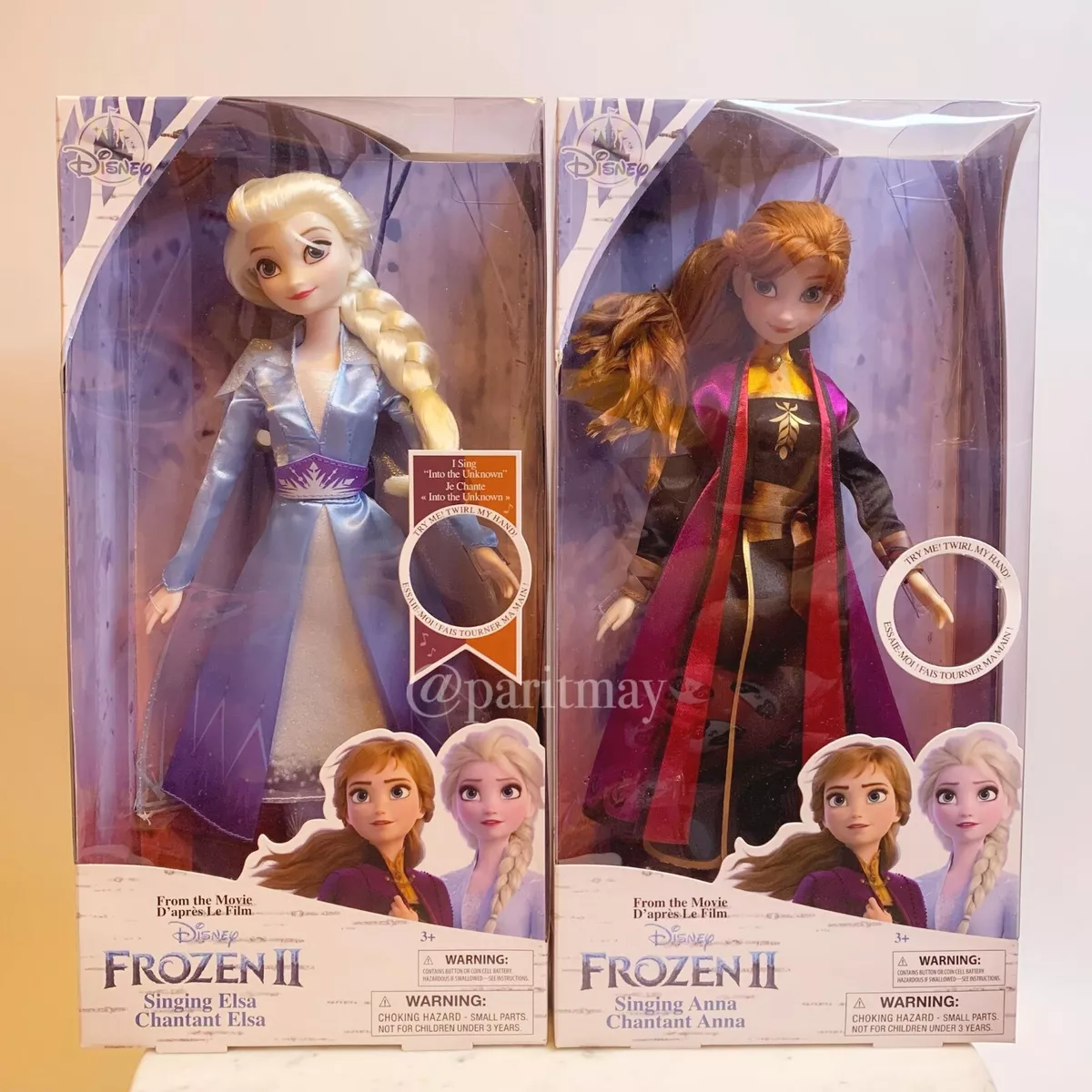 Disney Frozen 2 : Elsa Singing Doll 12 (Disney Store)