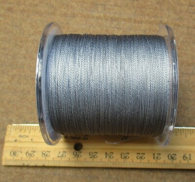 330yds (300m) GRAY 50 pound SUPER LINE BRAID Braided Fishing Line Bass  Catfish | eBay