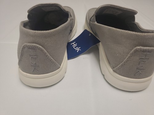 Huk Performance Fishing Men's Boat Shoes Classic Brewster Size 8 Gray - Picture 7 of 11